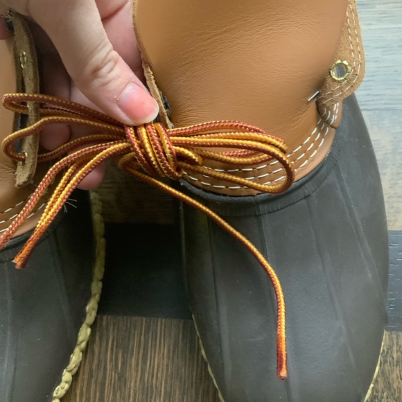 L.L. BEAN Men’s Bean Boots Gumshoes Tan Brown MEN’S size 14 BRAND NEW - Picture 6 of 14